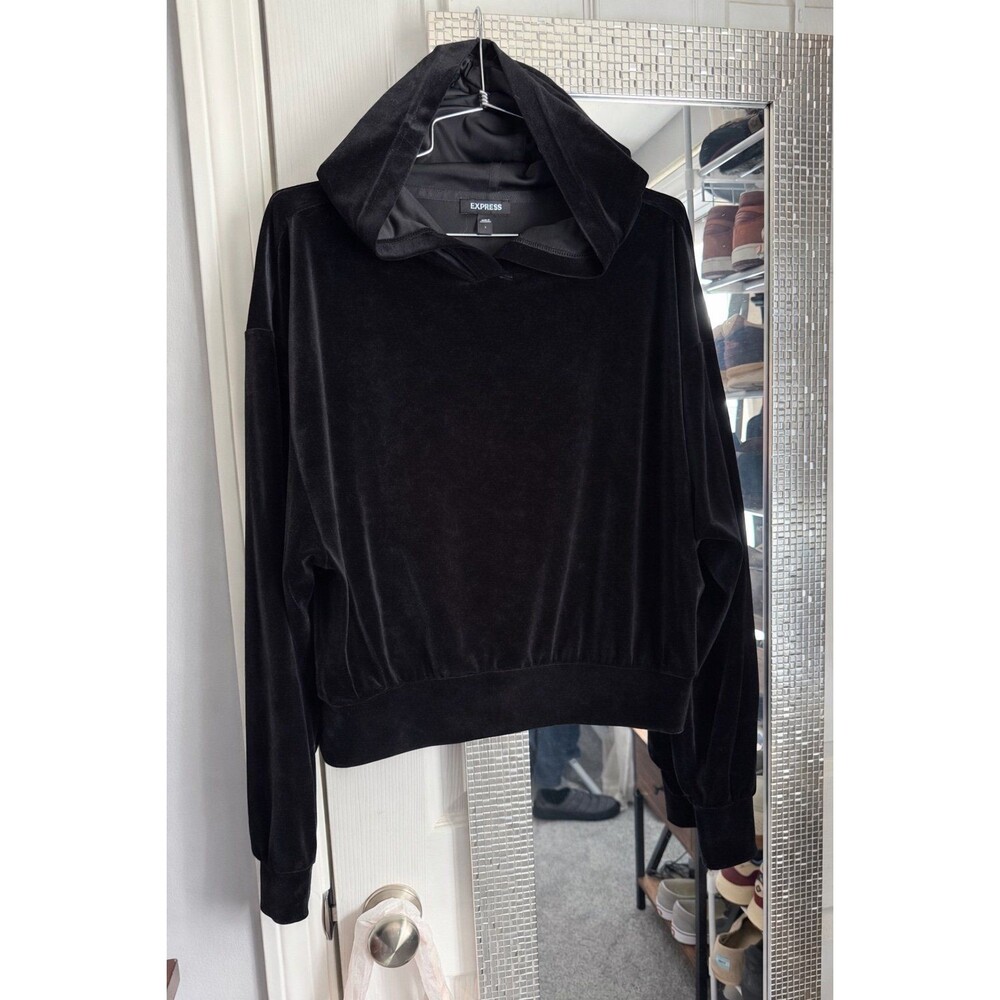 Express velvet hoodie
